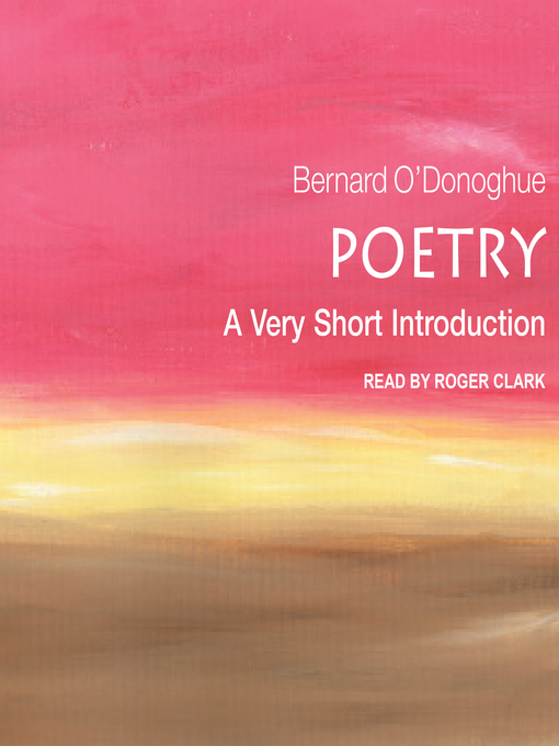 Title details for Poetry by Bernard O'Donoghue - Wait list